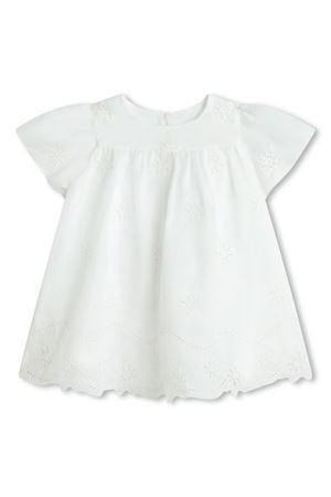 abito in cotone bianco CHLOÉ KIDS | C20152117